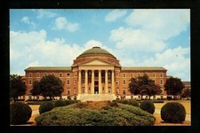 Texas TX postcard Dallas Hall Southern Methodist University chrome
