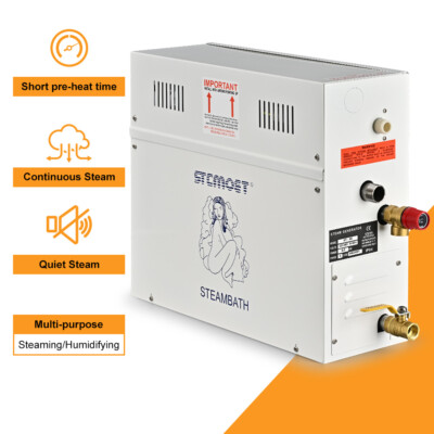 6KW Personal Steam Sauna Steam Generator w/ Controller Home SPA Detox Therapy HQ