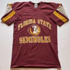 Vintage Florida State Seminole Logo 7 Shirt Medium Made In USA Single Stitch 90s