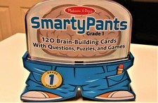 Melissa  Doug Smarty Pants 1st Grade 120 Educational Questions Puzzles  Games