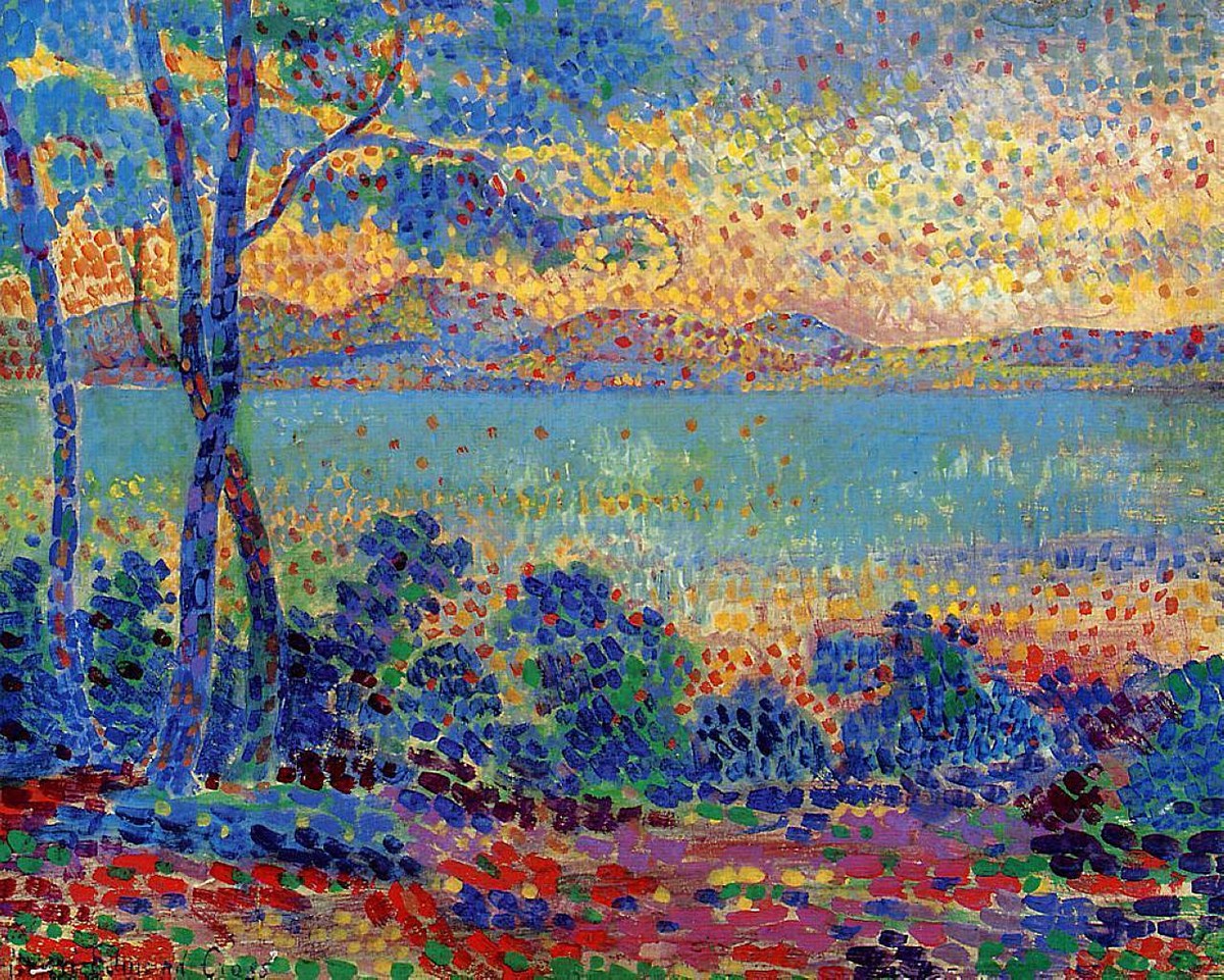 Provence Landscape : Henri Edmond Cross : 1898 : Archival