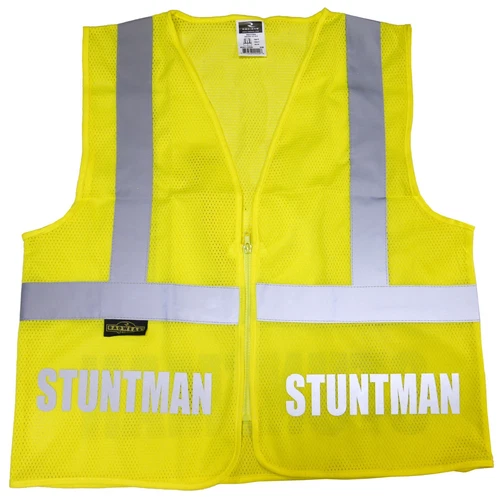 Stuntman safety vest with REFLECTIVE design , movie production, film crew, video thumbnail