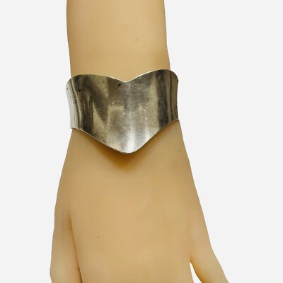 Arne Johansen Denmark Bracelet Modernist Sterling Silver Cuff Vintage
