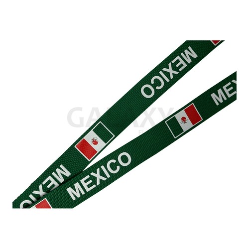 Mexico Lanyard / Mexico Flag Lanyard - Picture 2 of 4