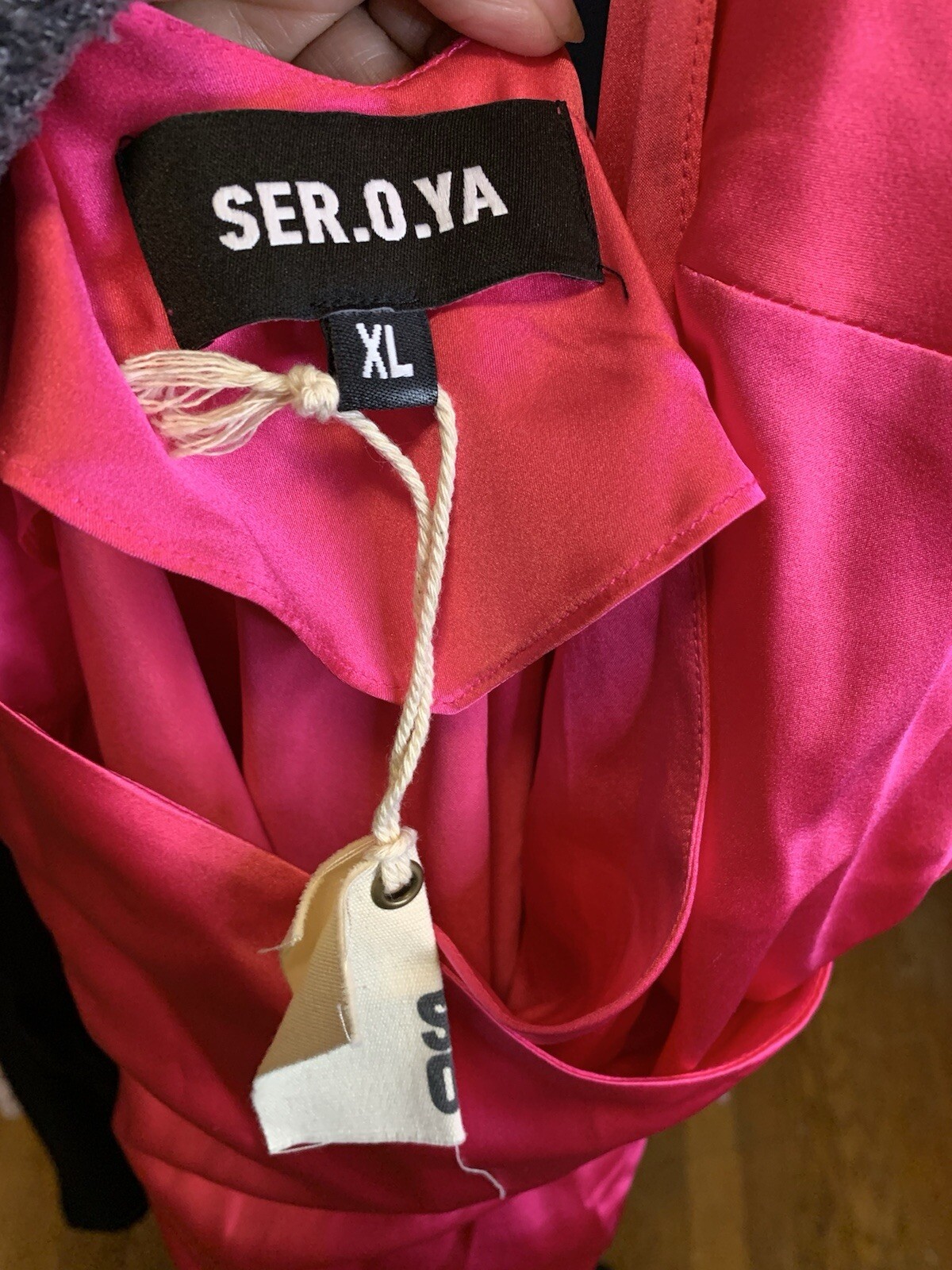 NWT Ser.O.Ya Hot Pink Sz Xl Silk