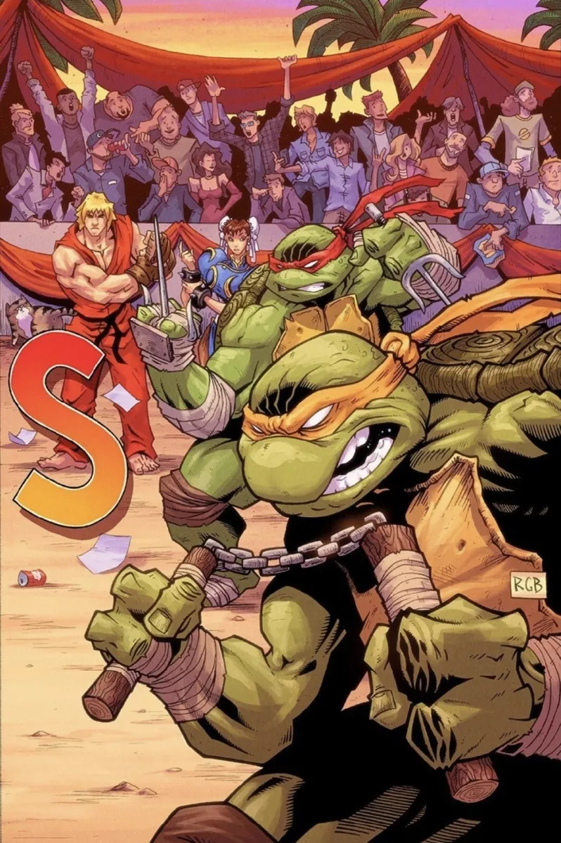 Teenage Mutant Ninja Turtles Vs. Street Fighter' Comic