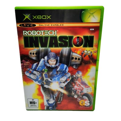 Robotech: Invasion Xbox 2004 Shooter Global Star Software M Mature Sci-Fi Game