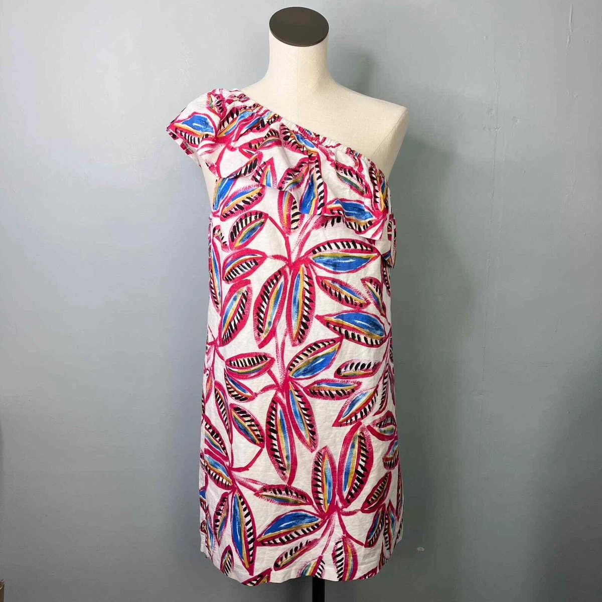 J crew one shoulder cheap dress