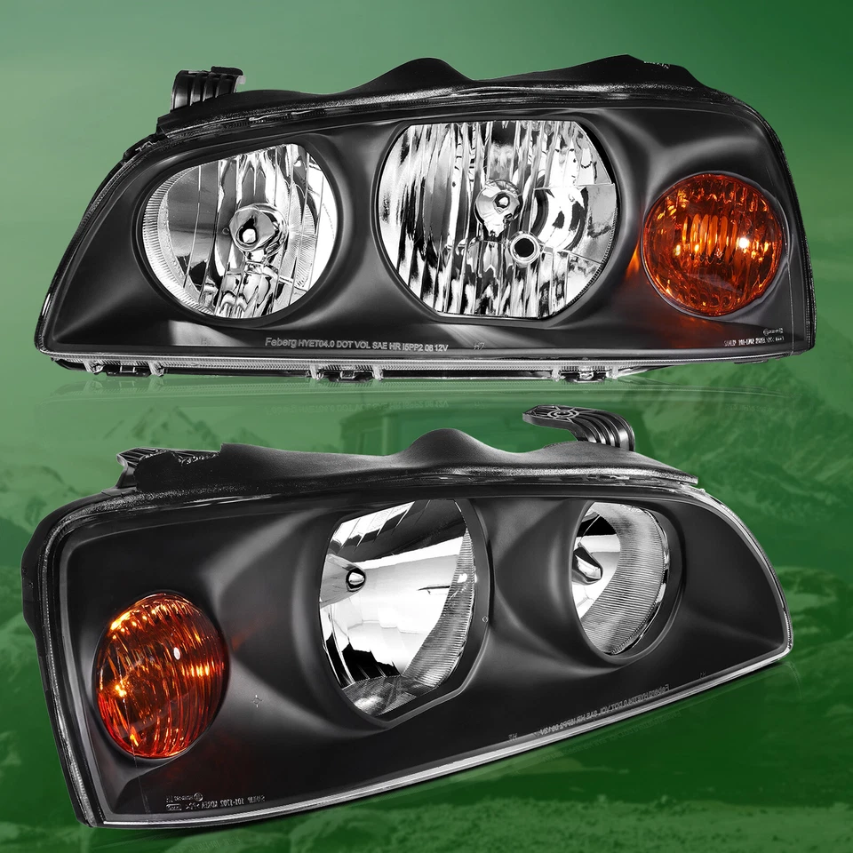 Conjunto de faros delanteros para Hyundai Elantra 2004-2006 + lados del pasajero Foto 2 de 4