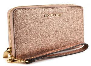 glitter wallet michael kors