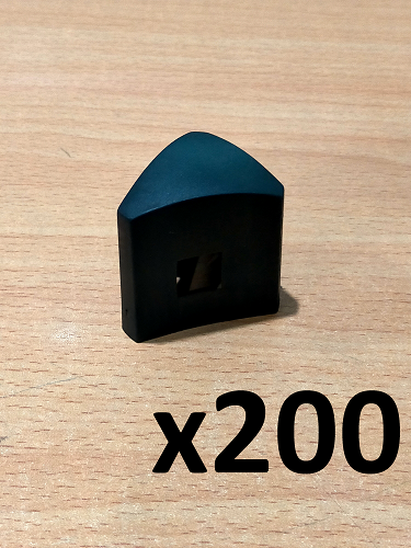 100 Pack Black Star Picket Caps Triangular Caps Fencing Y Post Steel Post Star - Picture 20 of 27