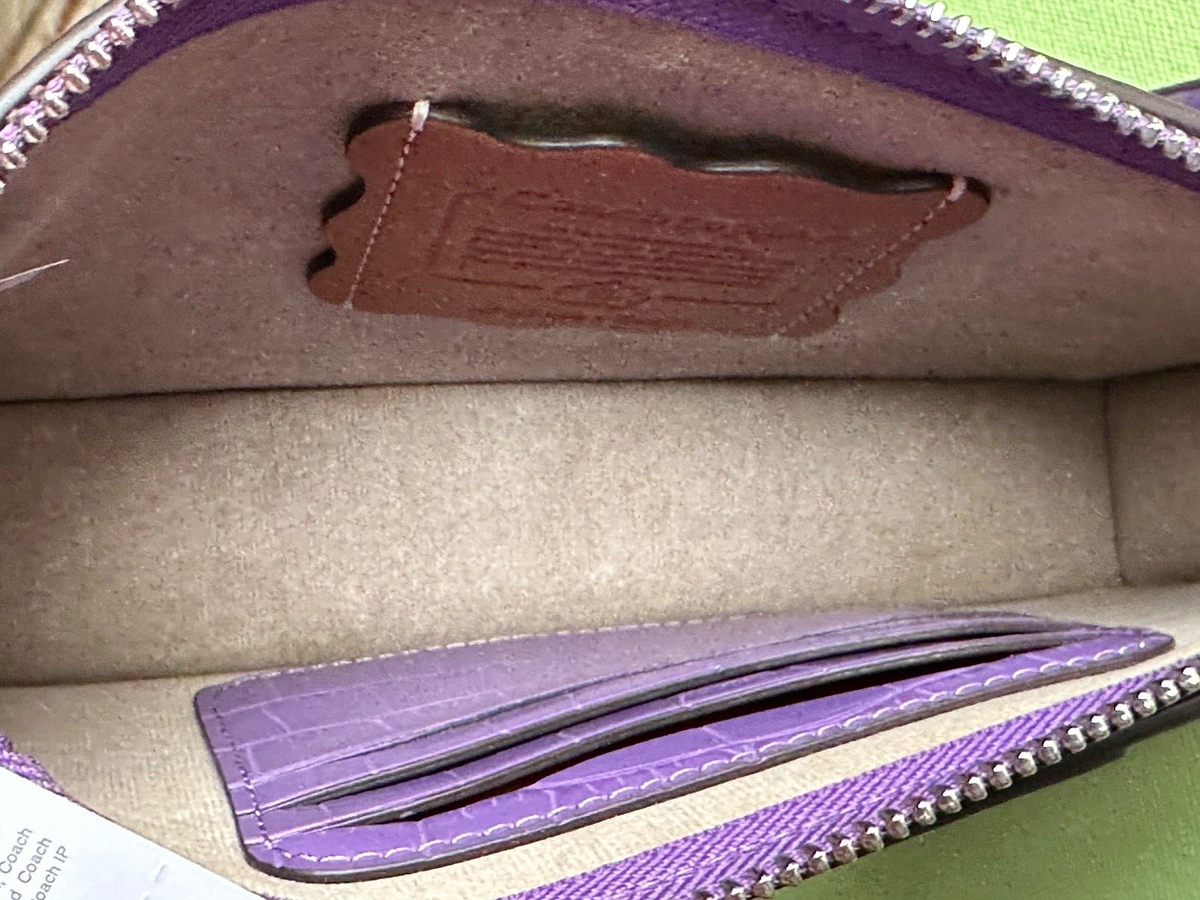 COACH COACHTOPIA WAVE BAGUETTE BAG CROC-EMBOSS COACHTOPIA