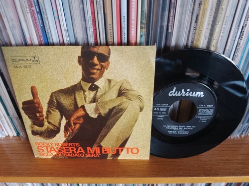 Rocky Roberts - Stasera mi butto. Vinile 45 giri; Sigla TV, Durium (1967) Raro ! - Foto 1 di 2