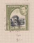 Cyprus 1938 King George V1 - 18p Nicasia #160 Used No 1