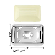 1968 1969 1970 Chevelle Dome Light Lens & Base Set Dynacorn New