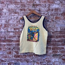 1975 Roach It  s A Bust Tank Top Yellow Large USA