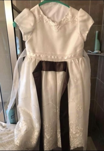 Rare Editions Girls Ivory Size 6xSchool Dressy Dress - Picture 1 of 3