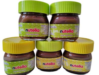 Nutella Hazelnut Spread with Cocoa, MINI 1.05oz, BB 11/25, Lot of 5