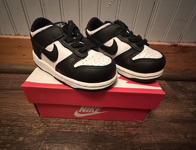 Nike Panda Dunk Low Toddler Sneakers Size 6c