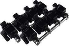 LS Truck Square - Remote Mount Coil Relocation Brackets - D581 LSX Swap 551583