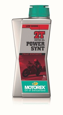 Motorex Power Synthetic 2T Oil - 1Liter Motorcycle ATV/UTV Street Bike 308248