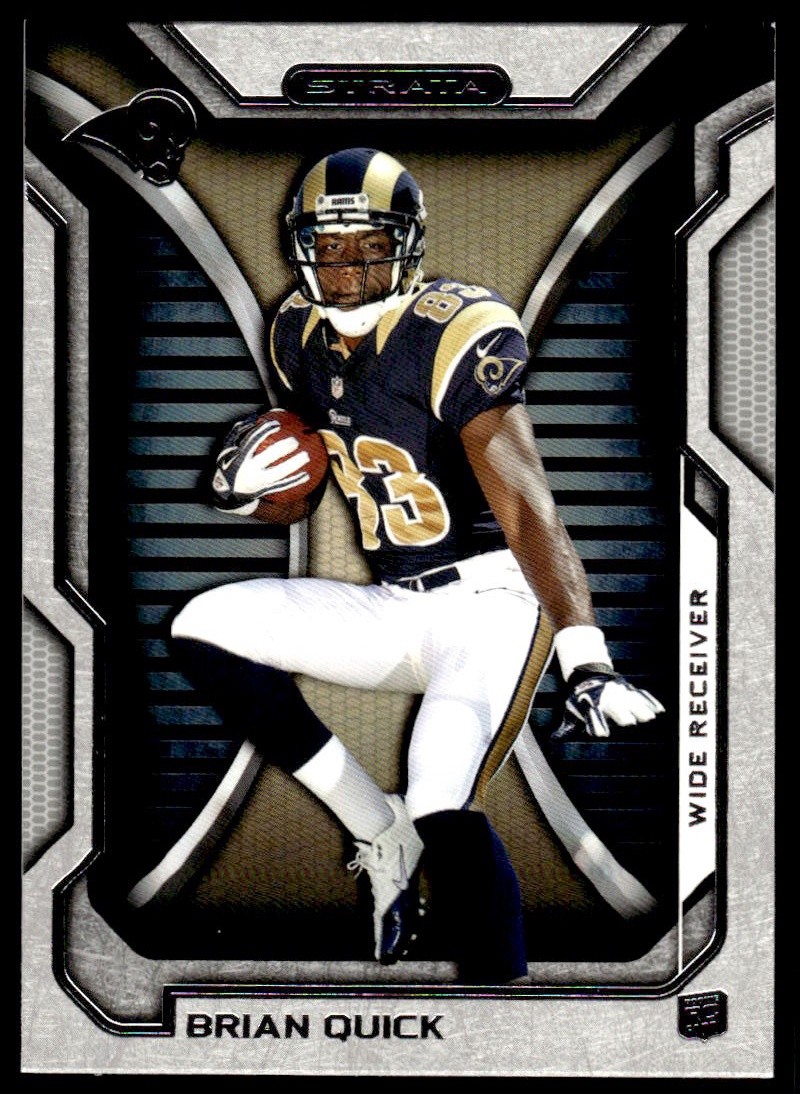 2012 Topps Strata (Hobby) Brian Quick #21 Rookie St. Louis Rams