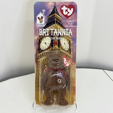 Britannia The Bear 1999 McDonalds Ty Beanie Baby with Rare Errors 1993 OAKBROOK