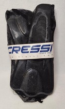 Cressi Rondine Palau Swim/ Snorkel Fins Black "S/M" With Mesh Carrying Bag