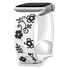 Apple Watch Silicone Band Strap Engraved 38-49mm Series 10 9 8 7 6 5 4 Ultra2 US