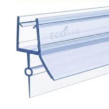 Shower Screen Seal, 4-6mm Glass Replacement Strip, Fits Gap to 14mm Glass, 90cm