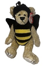 TY Beanie Babies-Beezee Bee the Bear-Attic Treasures Collection Bumblebee 8”-Tag