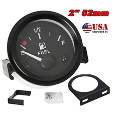 2 12v Fuel Tank Level Gauge Meter E-12-f Pointer Meter 240-33ohm For Car Rv