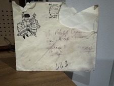 3 Stooges Moe Howard Handwritten Envelope To Philip With Cartoon Logo 1970’s