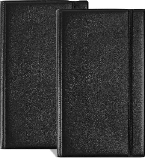 2 Leather pu Business Cards Holder Case Organizer 180 Name ID Credit Card Book