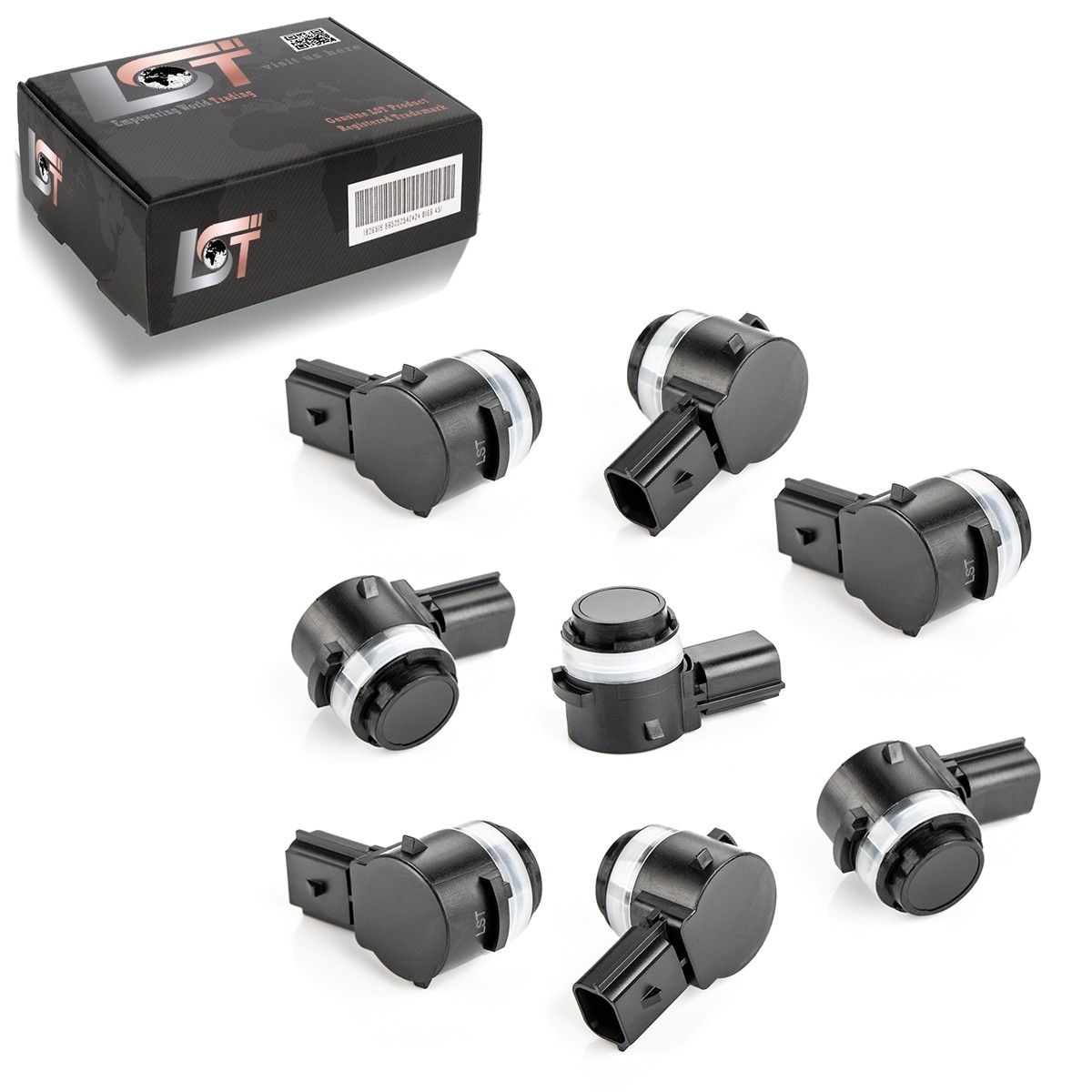 8X PDC Sensor Parking Sensor Ultrasound Front Rear For Ford Fiesta VII Edge