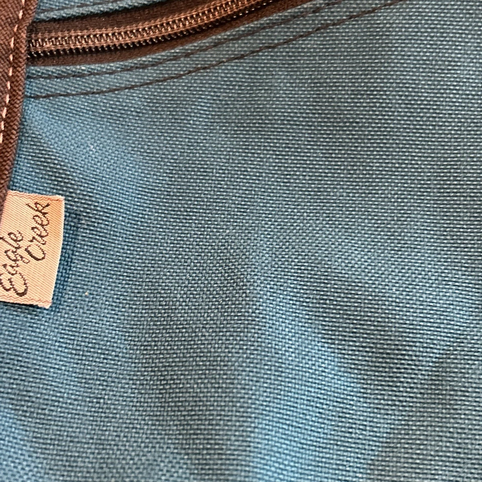 Bolso Bandolera Eagle Creek Travel Gear Verde De Colección Verde Azul Teal Mini Mensajero Foto 3 de 4