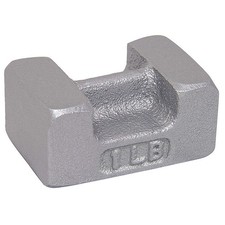 RICE LAKE WEIGHING SYSTEMS 12876 Weight,Grip Hndle,1lb,Cast Iron,Class 7 15F059