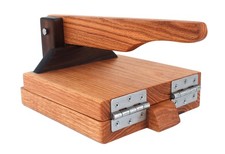 Central Coast Woodworks 8 Inch Red Oak Tortilla Press Handmade Hardwood