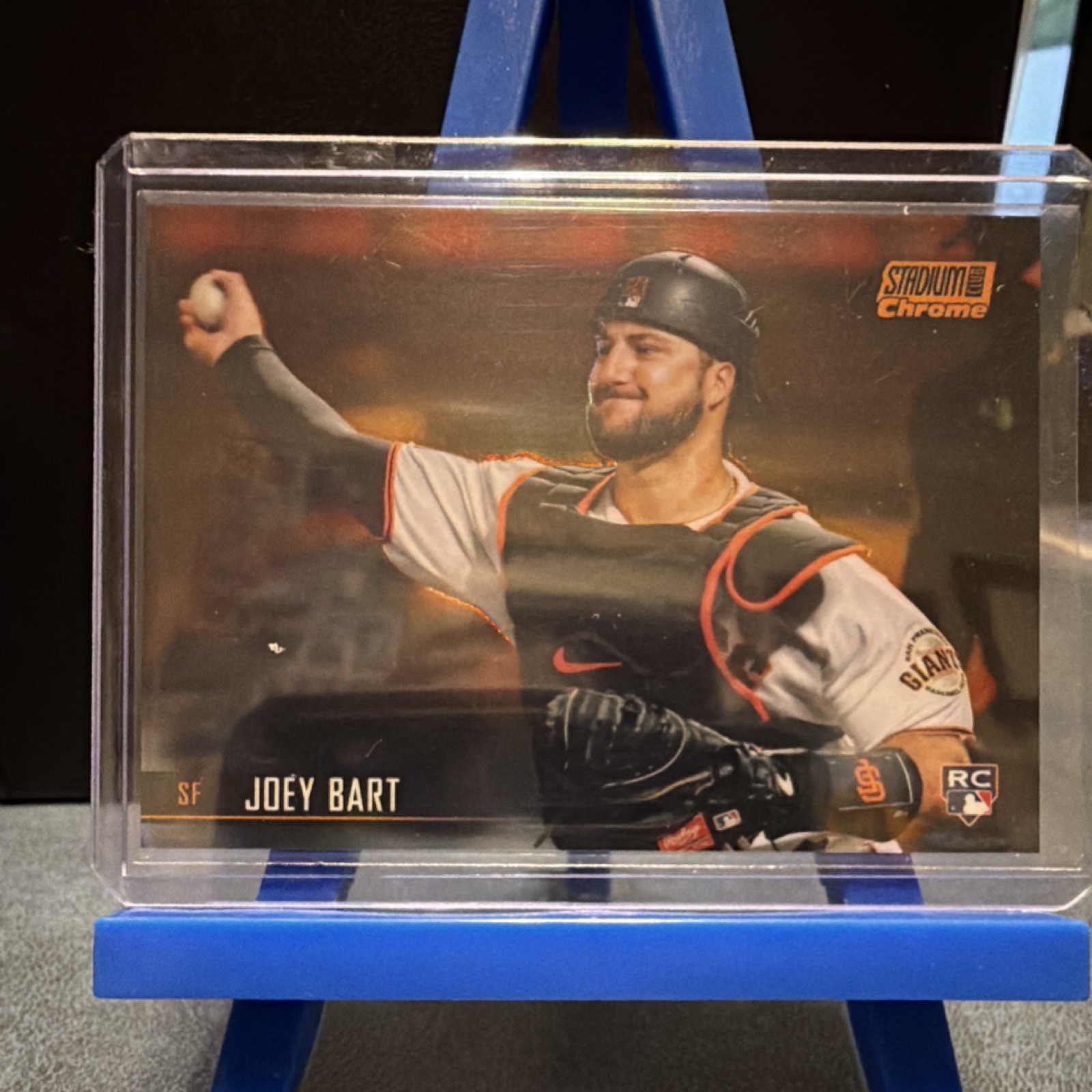 Joey Bart Rookie 2021 Topps Stadium Club Chrome #241 Orange Refractor /25 Giants