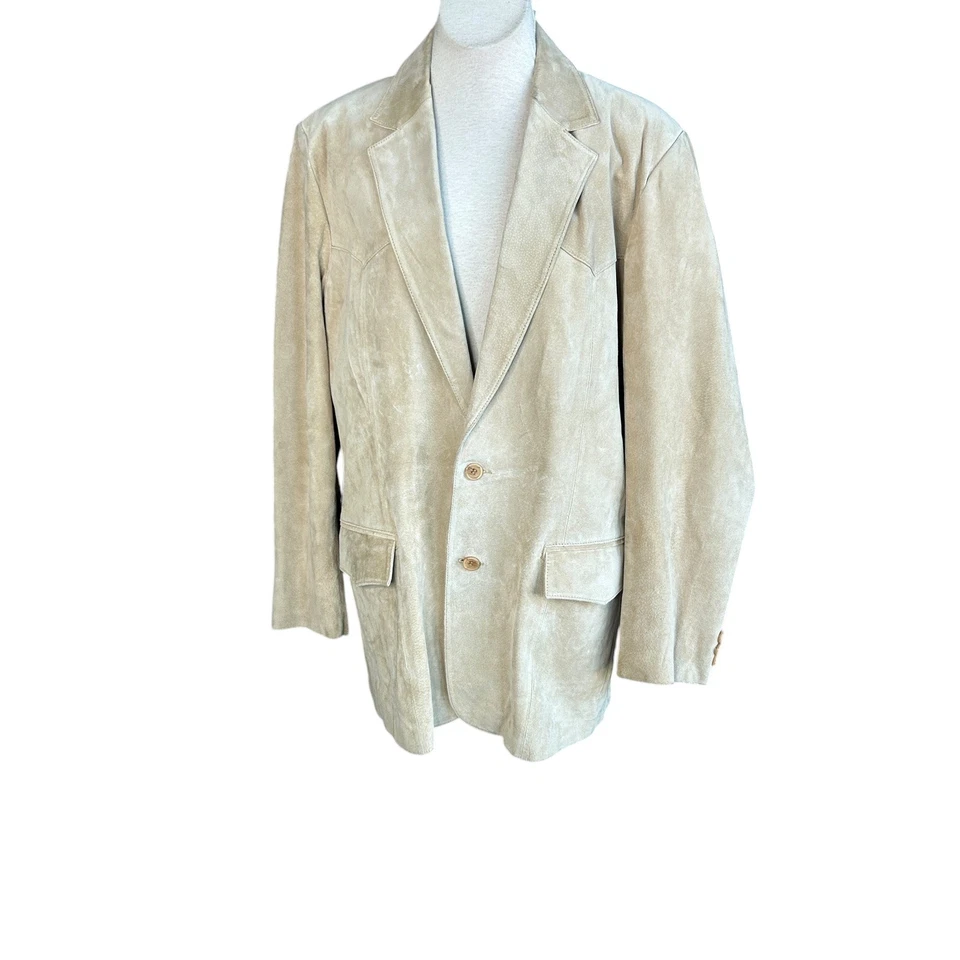 Blazer Chaqueta Abrigo Deportivo Scully Western Gamuza Para Hombre Tostado Rockabilly Talla 42 L Foto 3 de 4