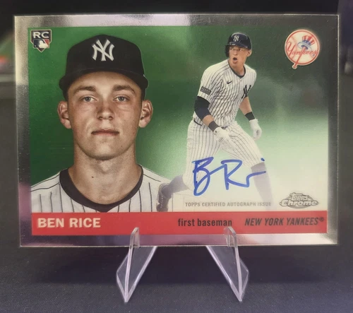 2025 Topps Chrome Platinum Ben Rice RC Auto #CPA-BR