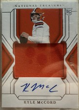 2025 Panini National Treasures  College Materials Signatures Kyle McCord #76 /99