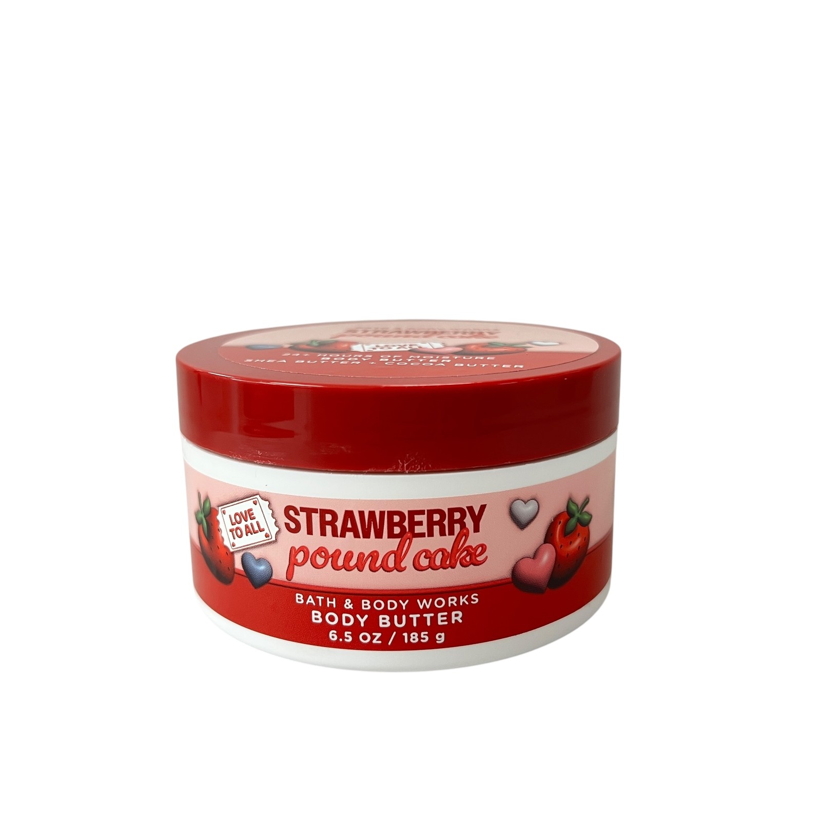 Bath & Body Works Strawberry Pound Cake Body Butter 6.5 oz 2 Pack