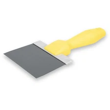 WAL-BOARD TOOLS Yellow Plastic Handle Drywall Taping Knife, 6 Inch Blue Steel...