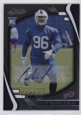 2021 Panini Absolute Rookies Signatures Carlos Basham Jr Boogie #151 Auto 1g40