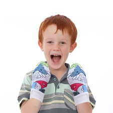 2 Pcs Waterproof Sensory Chew Gloves Chewing Mittens for Special Needs Autism