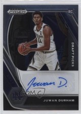 2021-22 Panini Prizm Draft Picks Draft Picks Juwan Durham #DP-JDU Auto 1k5