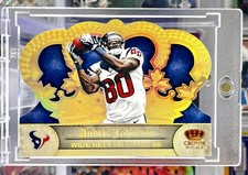 2012 Panini Andre Johnson - Gold Holo Die-Cut /99 - Houston Texans