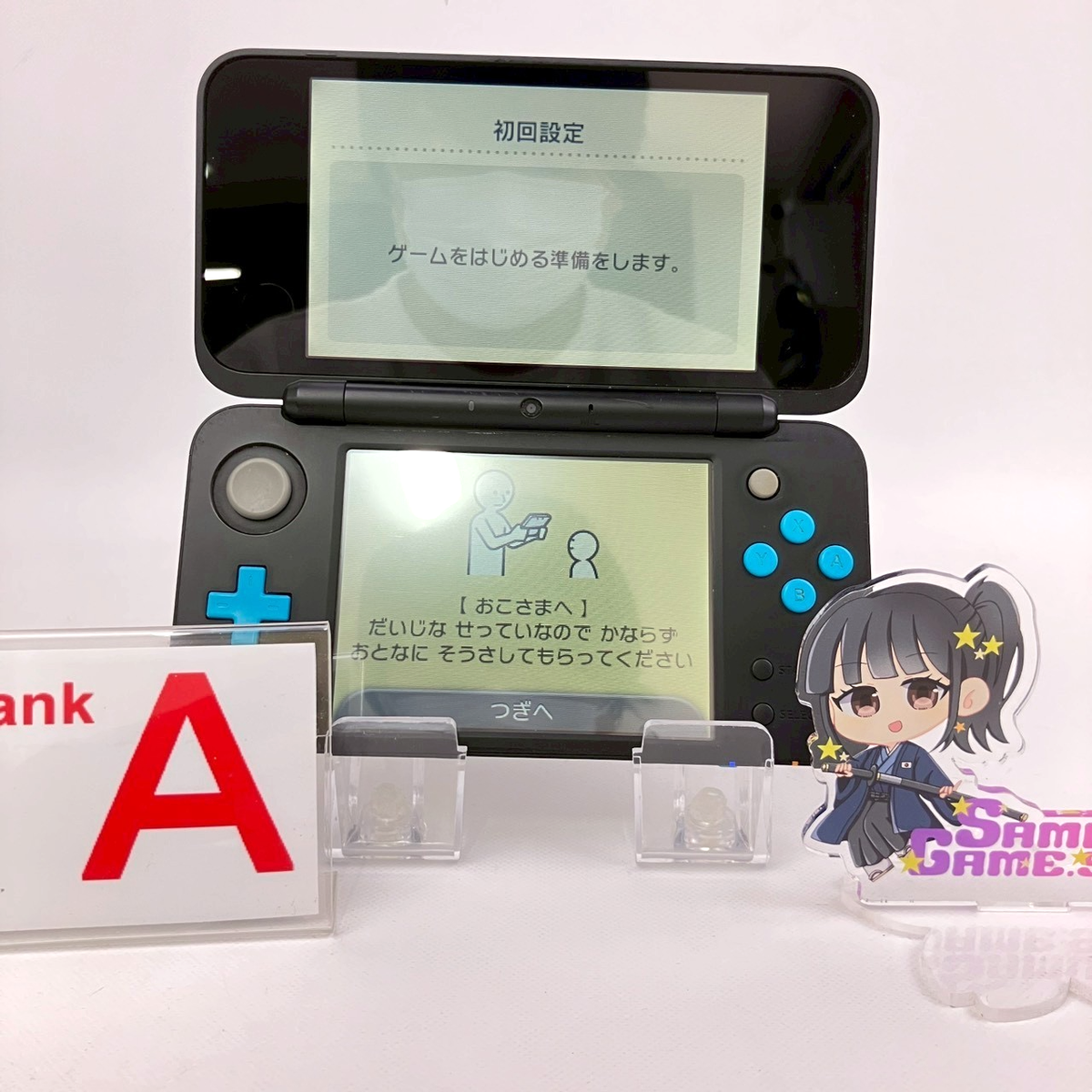 Nintendo new 2DS XL LL Turquoise x Black Console A Rank Japanese