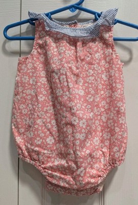 Baby Gap Floral Bubble Romper Sz  6-12 Months